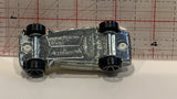 White Accelium G81821 Hot Wheels Toy Diecast Car