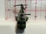 Green Army Triceratops Helicopter Unbranded Diecast Car