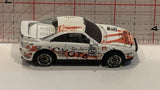 White Toyota Racer Hot Wheels Toy Diecast Car