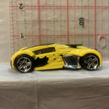 Yellow Phantom Racer Hot Wheels Loose Diecast Car 1/64 HD