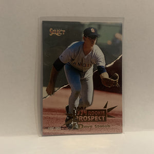 #200 Dave Staton Rookie Prospect San Diego Padres 1994 Score Select Baseball Card HV