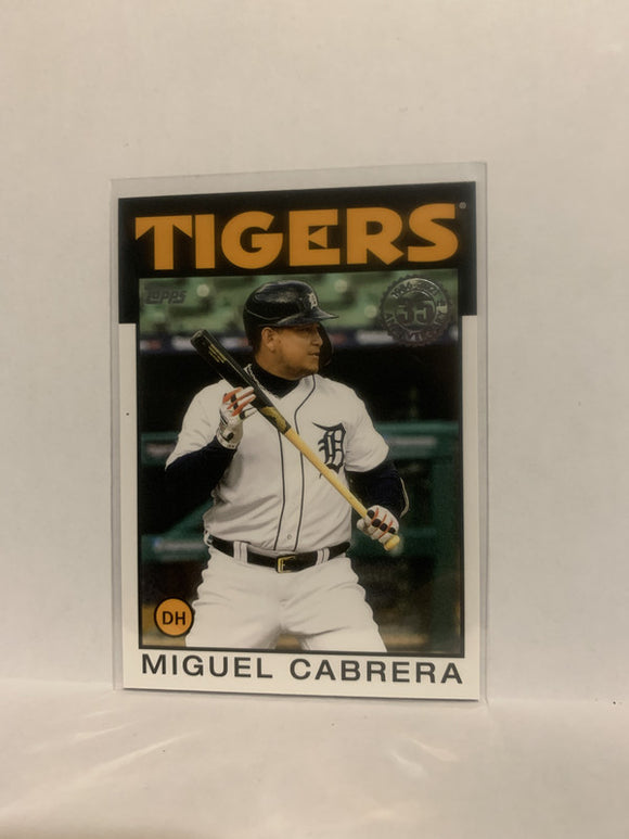 86B-26 Miguel Cabrera Detroit Tigers 2021 Topps Series One Baseball Card