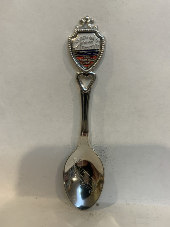 Golden Gate Bridge San Francisco California Souvenir Spoon