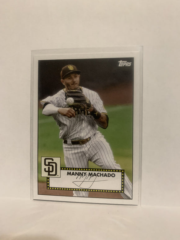 T52-24 Manny Machado San Diego Padres 2021 Topps Series One Baseball Card
