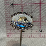 Cold Lake Alberta Kinosoo Land of the Big Fish  Lapel Pin