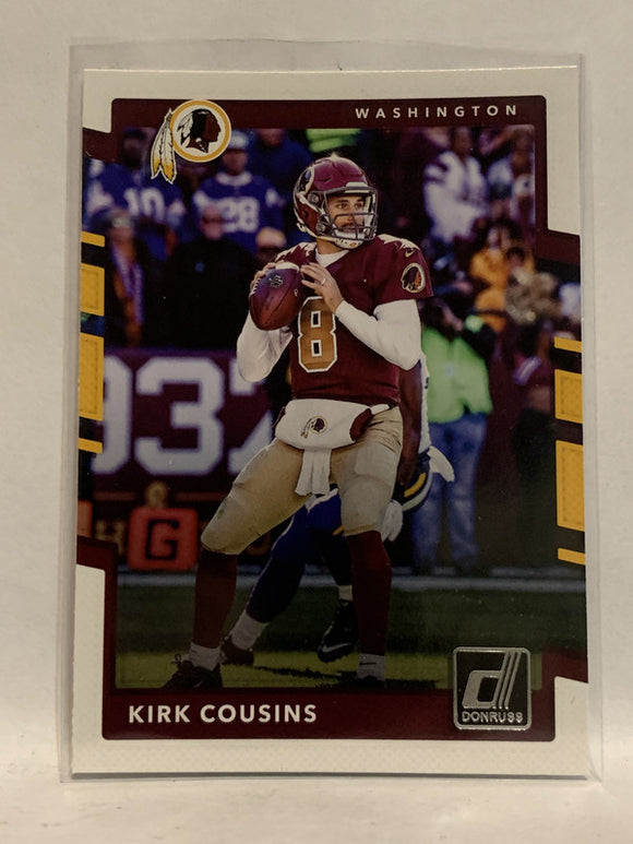 #288 Kirk Cousins Washington Redskins 2017 Donruss Football Card