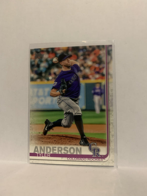 #2 Tyler Anderson Colorado Rockies 2021 Topps Series One Baseball Card