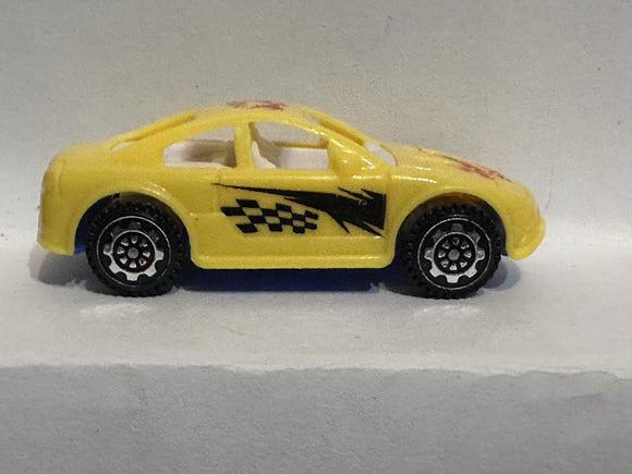 Yellow  Racer Unbranded Diecast Car