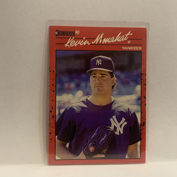 #481 Kevin Paul Mmahat New York Yankees 1990 Donruss Baseball Card HV