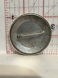 Rosa Omnia Vincet Book Rose Button Pinback