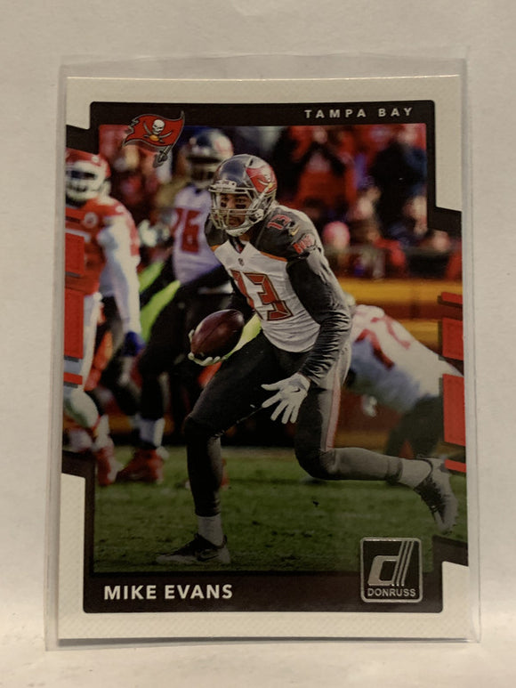 #225 Mike Evans Tampa Bay Buccaneers 2017 Donruss Football Card