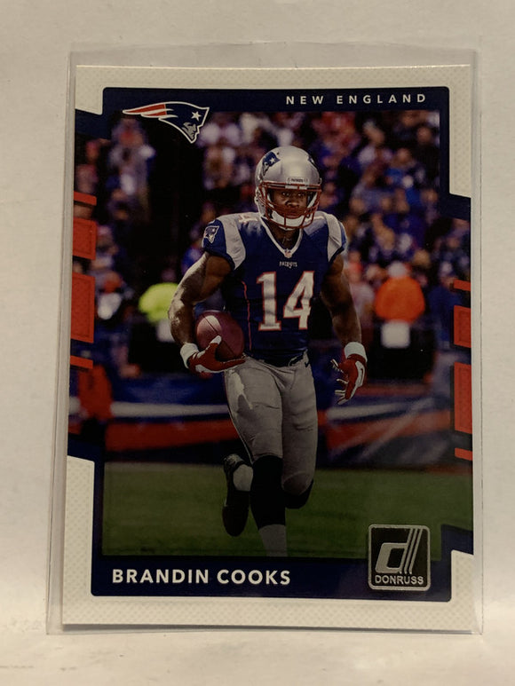 #268 Brandin Cooks New England Patriots 2017 Donruss Football Card