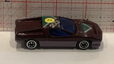 Brown 2001 Racer Unbranded Toy Diecast Car