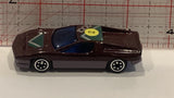 Brown 2001 Racer Unbranded Toy Diecast Car