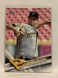 #254 Wade LeBlanc Pittsburgh Pirates 2017 Topps Series One Baseball Card