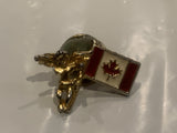 Guardian Angel Cherub Canadian Flag Lapel Hat Pin CM