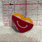 Mcdonalds Smiling Happy Meal  Lapel Pin