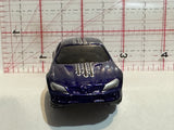 Blue Sedan Racer Motor Max Diecast Car