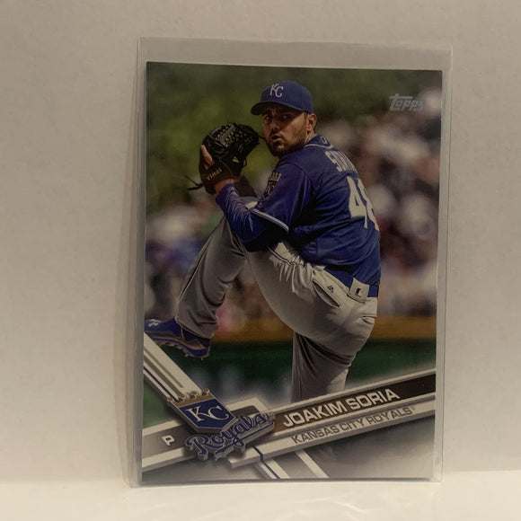 #45 Joakim Soria Kansas City Royals 2017 Topps Series 1 Baseball Card HW