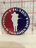 Operation Cigars For Warriors Button Pinback
