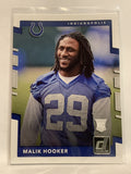 #368 Malik Hooker Indianapolis Colts 2017 Donruss Football Card