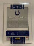 #368 Malik Hooker Indianapolis Colts 2017 Donruss Football Card