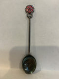 Pink Flower Souvenir Spoon