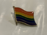 Rainbow Flag Lapel Hat Pin CM