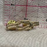 Golden Knot  Lapel Pin