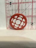 CBC Logo TV Button Pinback
