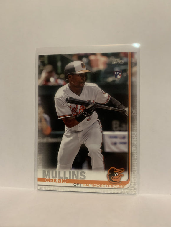 #318 Cedric Mullins Rookie Baltimore Orioles 2019 Topps Series 1 Baseball Card