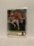 #255 Andrelton Simmons Los Angeles Angels 2019 Topps Series 1 Baseball Card