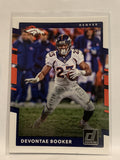 #280 Devontae Booker Denver Broncos 2017 Donruss Football Card
