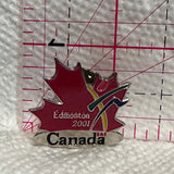 Edmonton 2001 Canada  Lapel Pin