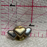 Three Hearts  Lapel Pin