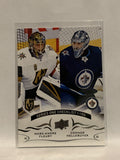 #199 Marc-Andre Fleury Connor Hellebuyck Checklist 2018-19 Upper Deck Series One Hockey Card