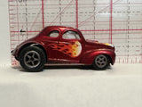 Red Flames Volkswagon Beetle Unbranded Diecast Car