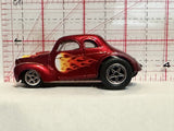 Red Flames Volkswagon Beetle Unbranded Diecast Car