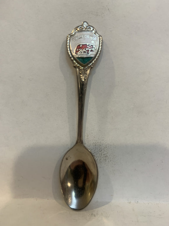 California Bear Souvenir Spoon