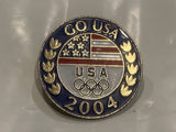 Go USA 2004 Olympics Lapel Hat Pin CN