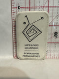 Life Long Learning Formation Permanente Button Pinback