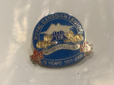 Royal Canadian Legion North Vancouver 75 Years 1931 2006 Lapel Hat Pin CN
