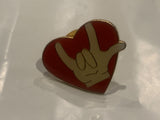 Heart Hand Sign Lapel Hat Pin CN