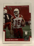 #364 Chad Williams Rookie Arizona Cardinals 2017 Donruss Football Card