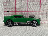 Green Flames Twin Duction ©2010 Hot Wheels Diecast Car
