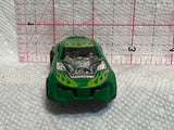 Green Flames Twin Duction ©2010 Hot Wheels Diecast Car