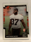 #359 Matthew Dayes Rookie Cleveland Browns 2017 Donruss Football Card