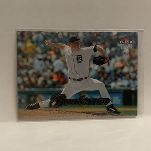 #60 Jeremy Bonderman Detroit Tigers 2007 Fleer Ultra Baseball Card HY