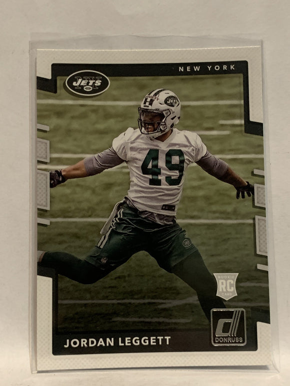 #355 Jordan Leggett Rookie New York Jets 2017 Donruss Football Card