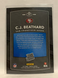 #320 C.J. Beathard Rated Rookie San Francisco 49ers 2017 Donruss Football Card